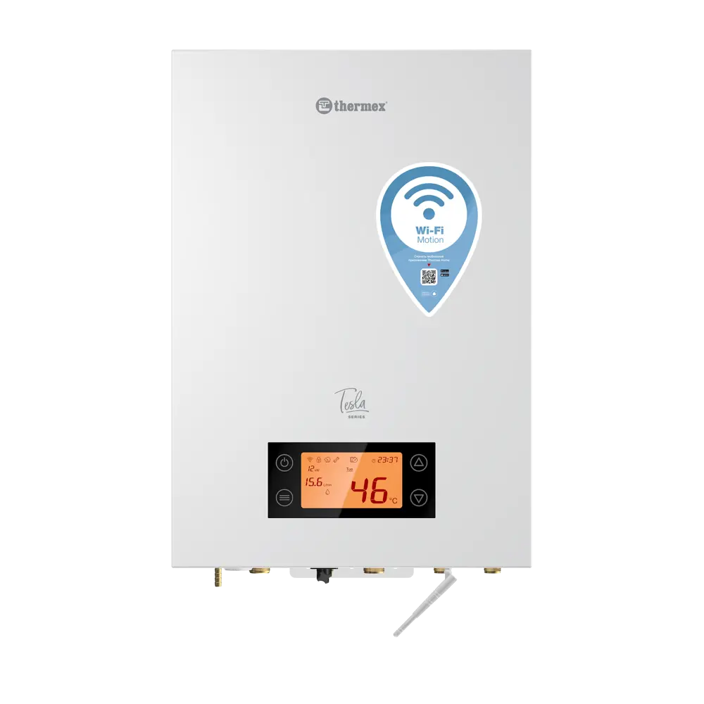 Котёл электрический 12-24 кВт Thermex Tesla Wi-Fi двухконтурный STLM-2176290