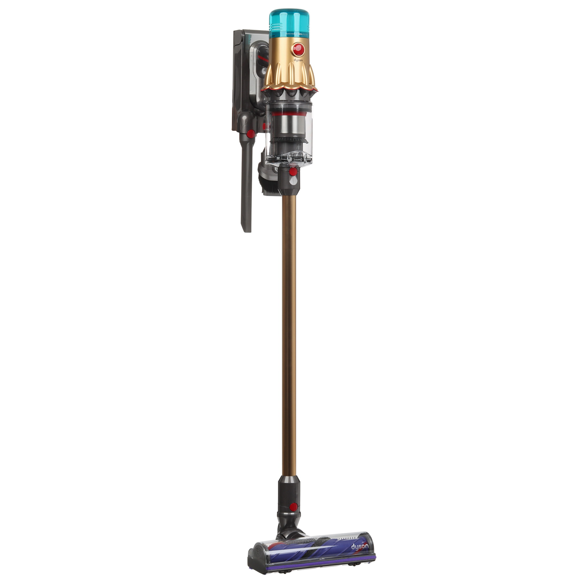 5470956 Пылесос  вертикальный  Dyson V12 Detect Slim Absolute  желтый STDN-0005432