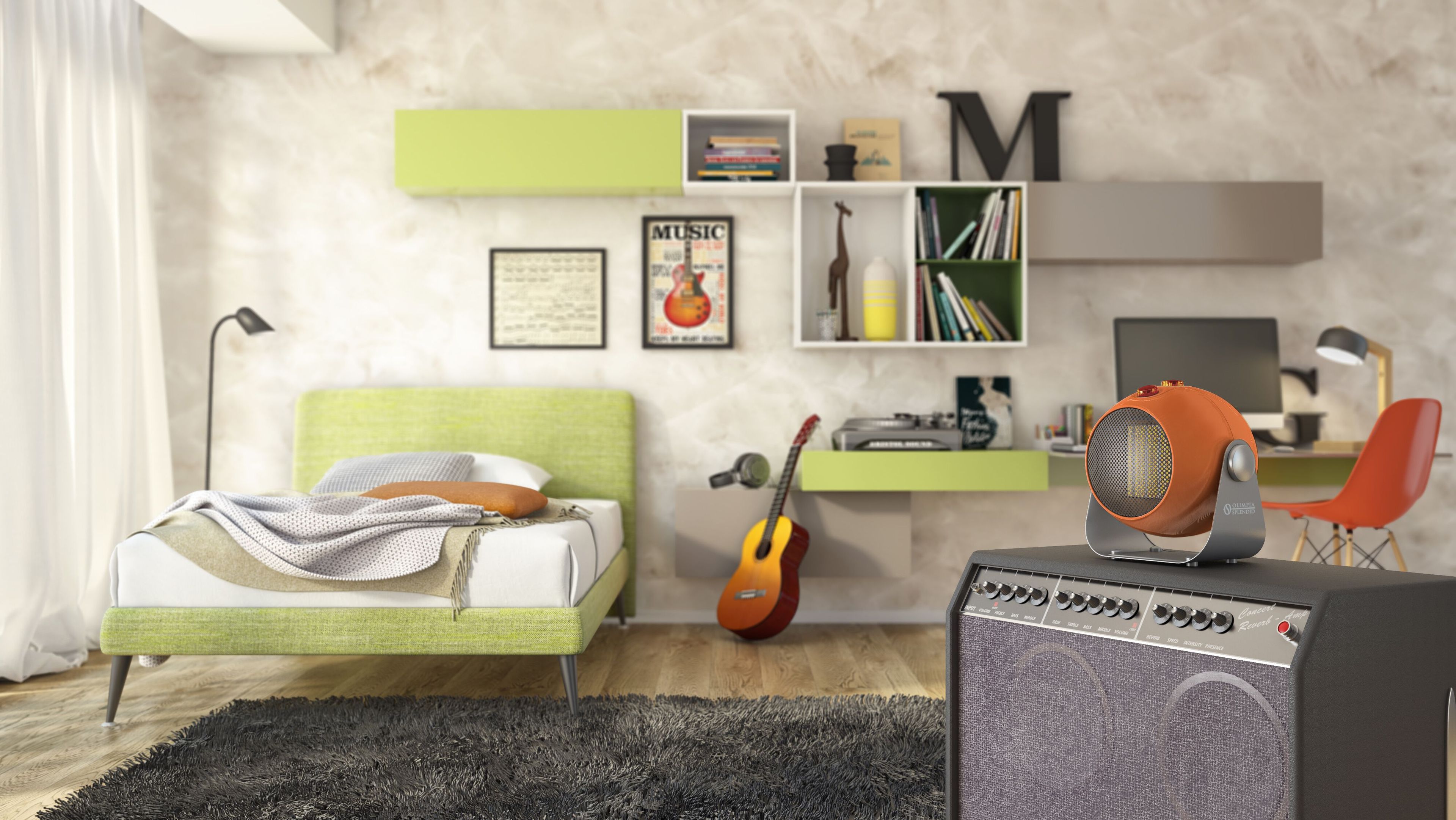 Настольный тепловентилятор OLIMPIA SPLENDID электрические обогреватели ARCH-00077338 - Вид №6