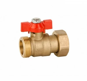 GENEBRE 3051 04 05 Straight ball valve with butterfly handle - free nut
