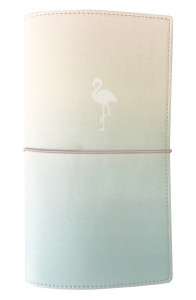 525135 Записная книжка "", 64 листа, в линейку, 12 х 21 см Infolio Flamingo