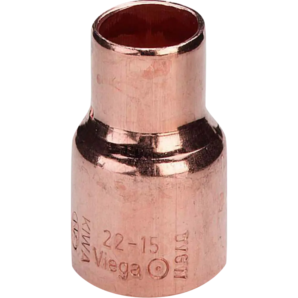 Муфта пайка Viega двухраструбная 28x22 мм медь 102111 STLM-2076824