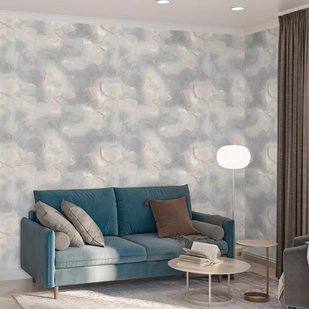 Обои Palitra Family Euphoria - бежевые флизелиновые для стильного интерьера 89390458 STLM-1534252 - Вид №3