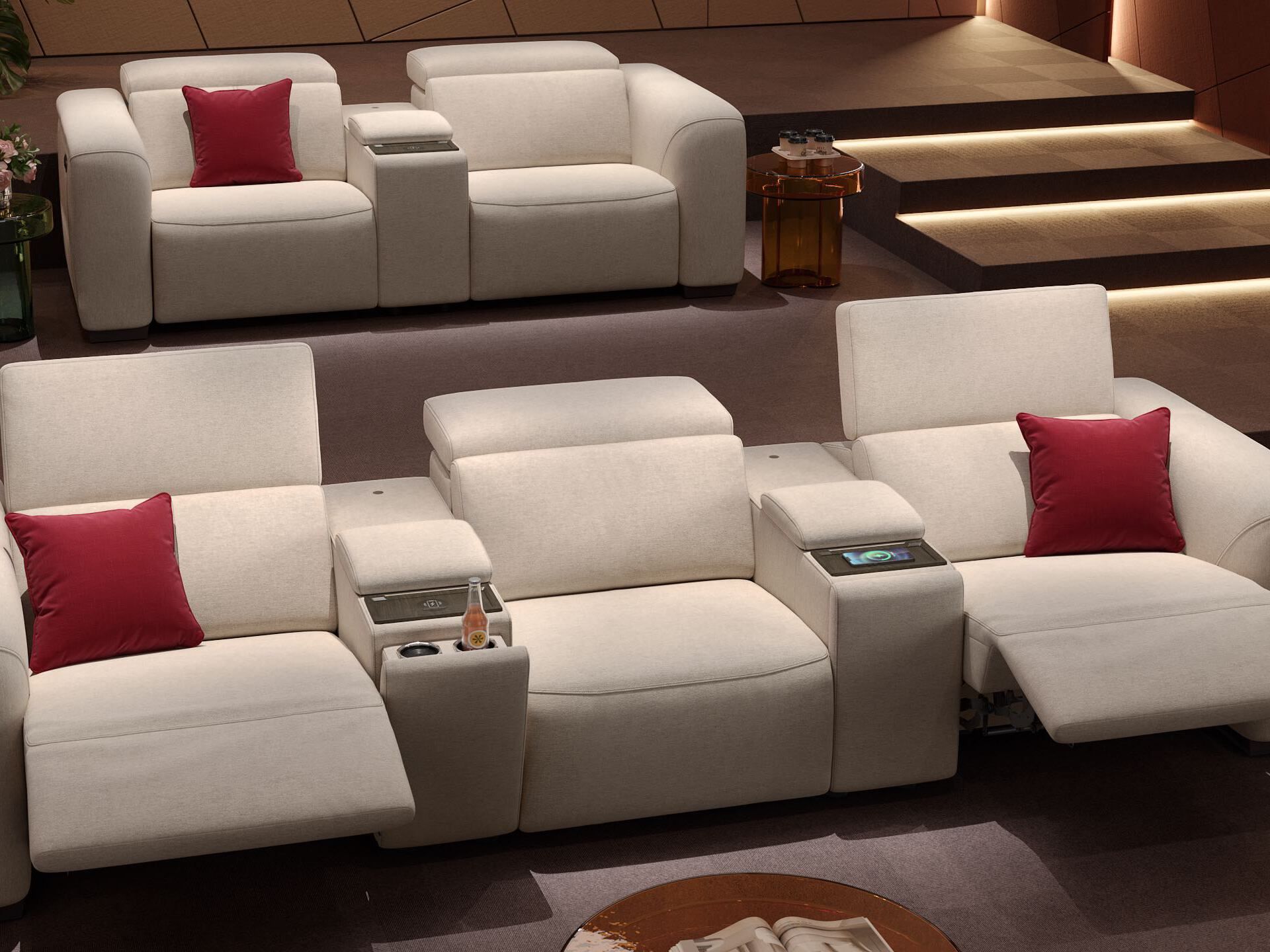 3-местный тканевый диван Sofanella Sorrento Kino ARCH-00109617 - Вид №3