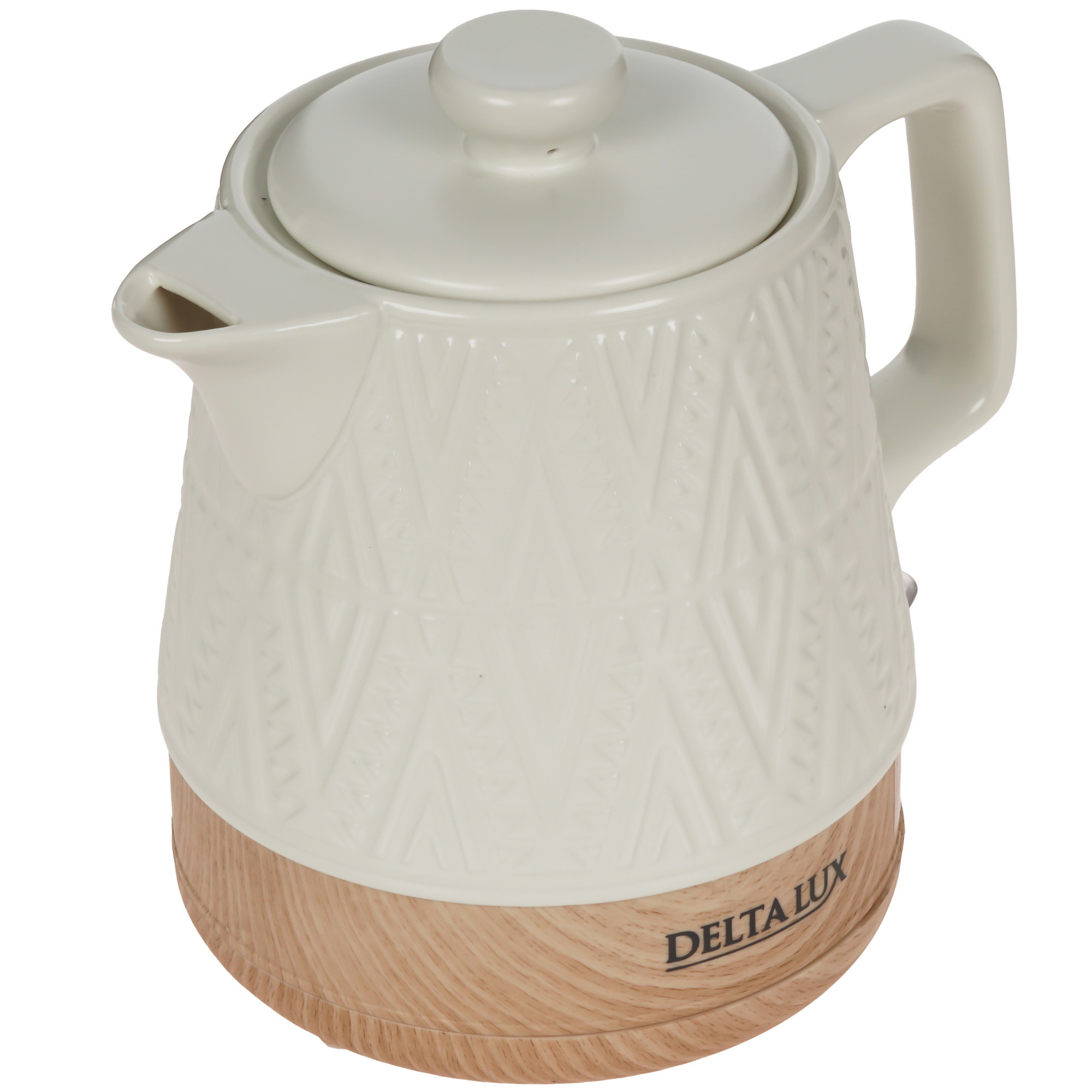 9297585 Электрочайник DELTA LUX DE-1020 белый STDN-0110839 - Вид №2