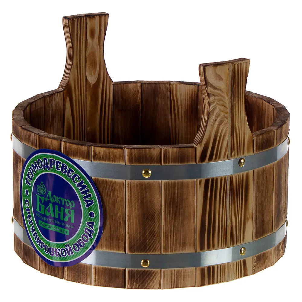 Шайка для бани «Викинг» 10 л ДОКТОР БАНЯ STLM-2030589