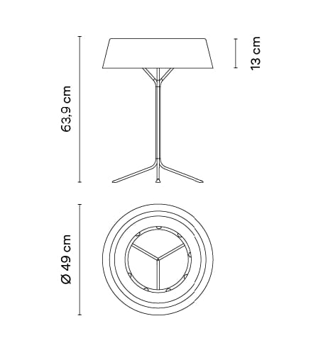Светодиодная настольная лампа Vibia Lily ARCH-00044937 - Вид №3