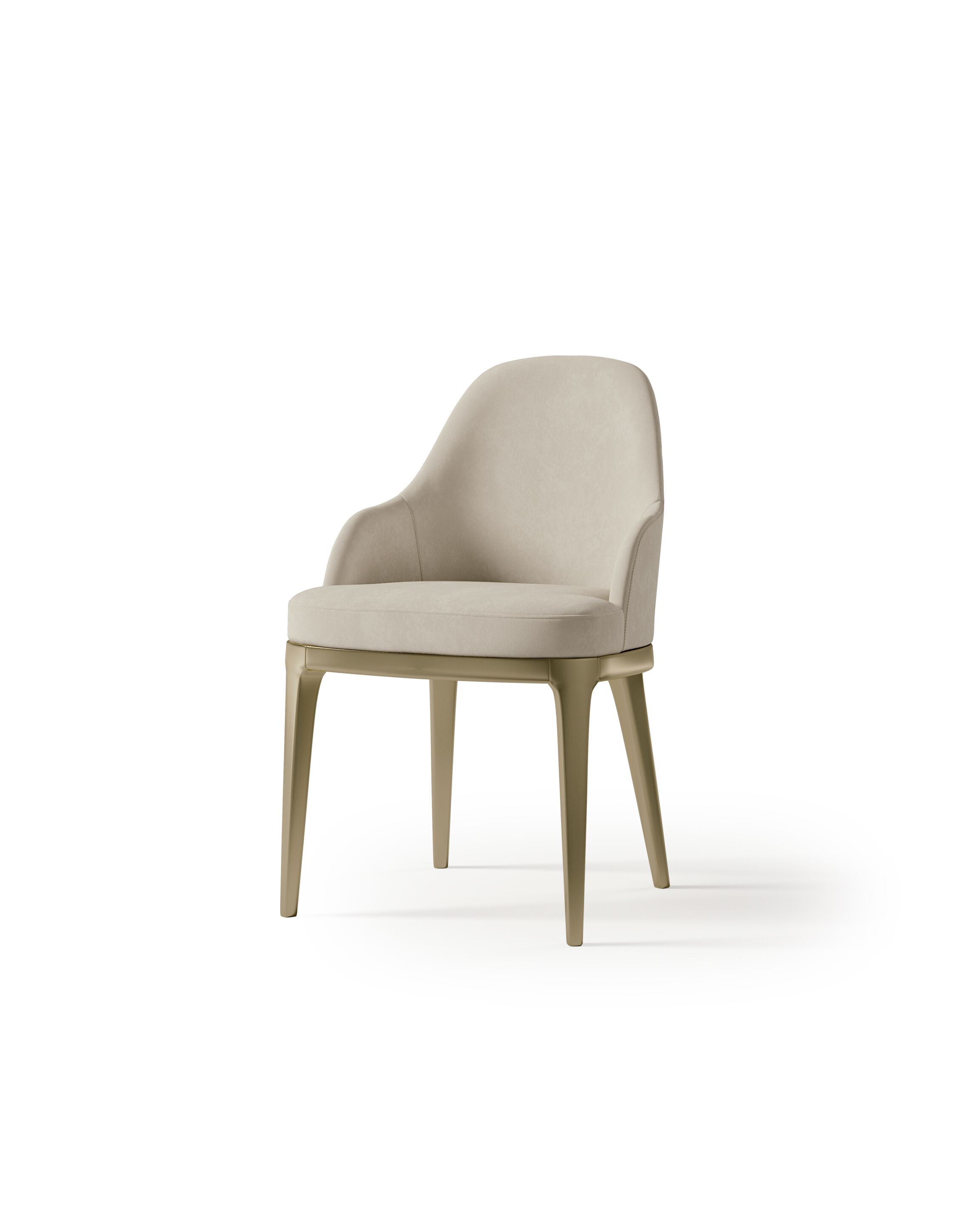 Кожаный мягкий стул с подлокотниками Bizzotto Italia Atmosphera ARCH-00076683 - Вид №6