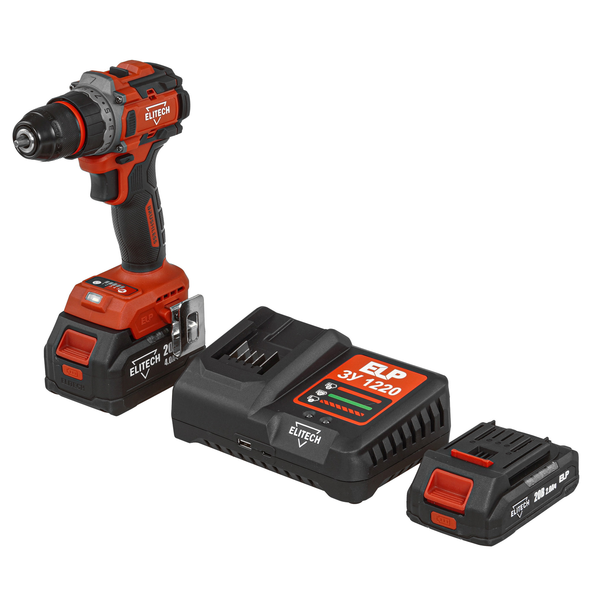 Дрель-шуруповерт Elitech ДА 20БЛ2 9205810 STDN-0034010 - Вид №1