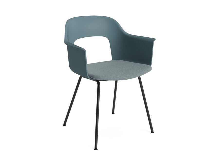 Стул из полипропилена с мягким сиденьем с подлокотниками Hay макет ARCH-00119434 - Вид №38