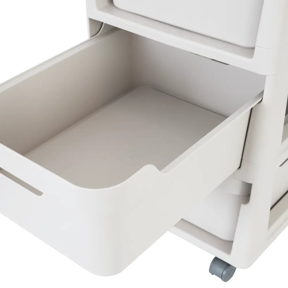 Комод LUXE 4 ящика 30x38.5x69 см пластик цвет бежевый 82995144 STLM-2109555 Santreyd  - Вид №3