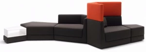 COR Секционный модульный диван из ткани Scope