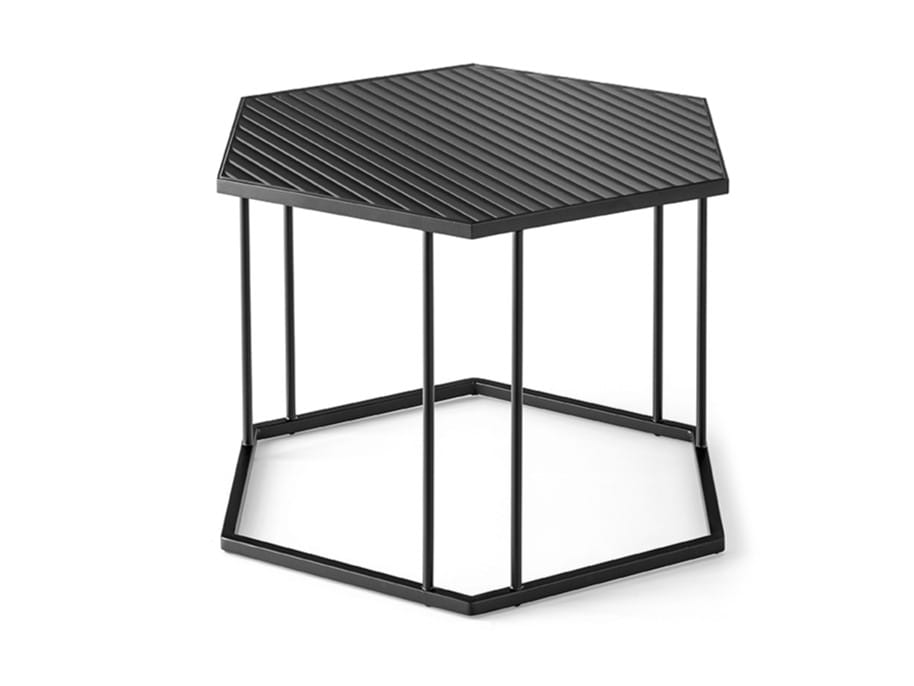 Металлический шестиугольный журнальный столик для гостиной Calligaris RENEE ARCH-00035605 - Вид №1