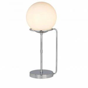 Настольная лампа Arte Lamp Bergamo A2990LT-1CC ARTE LAMP КЛАССИЧЕСКИЕ 110711 Белый;серебро