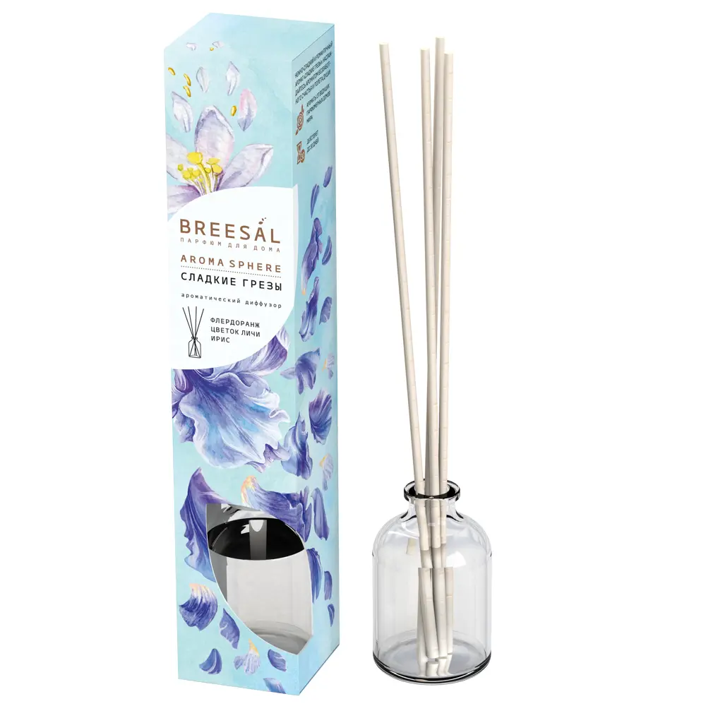 Аромадиффузор Breesal Aroma Sphere Сладкие грезы с флердоранжем и ирисом 89394757 STLM-1569918