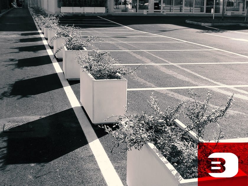 Бетонная плантатор / стена BACCARO I CEMENTISTI цементы ARCH-00054741