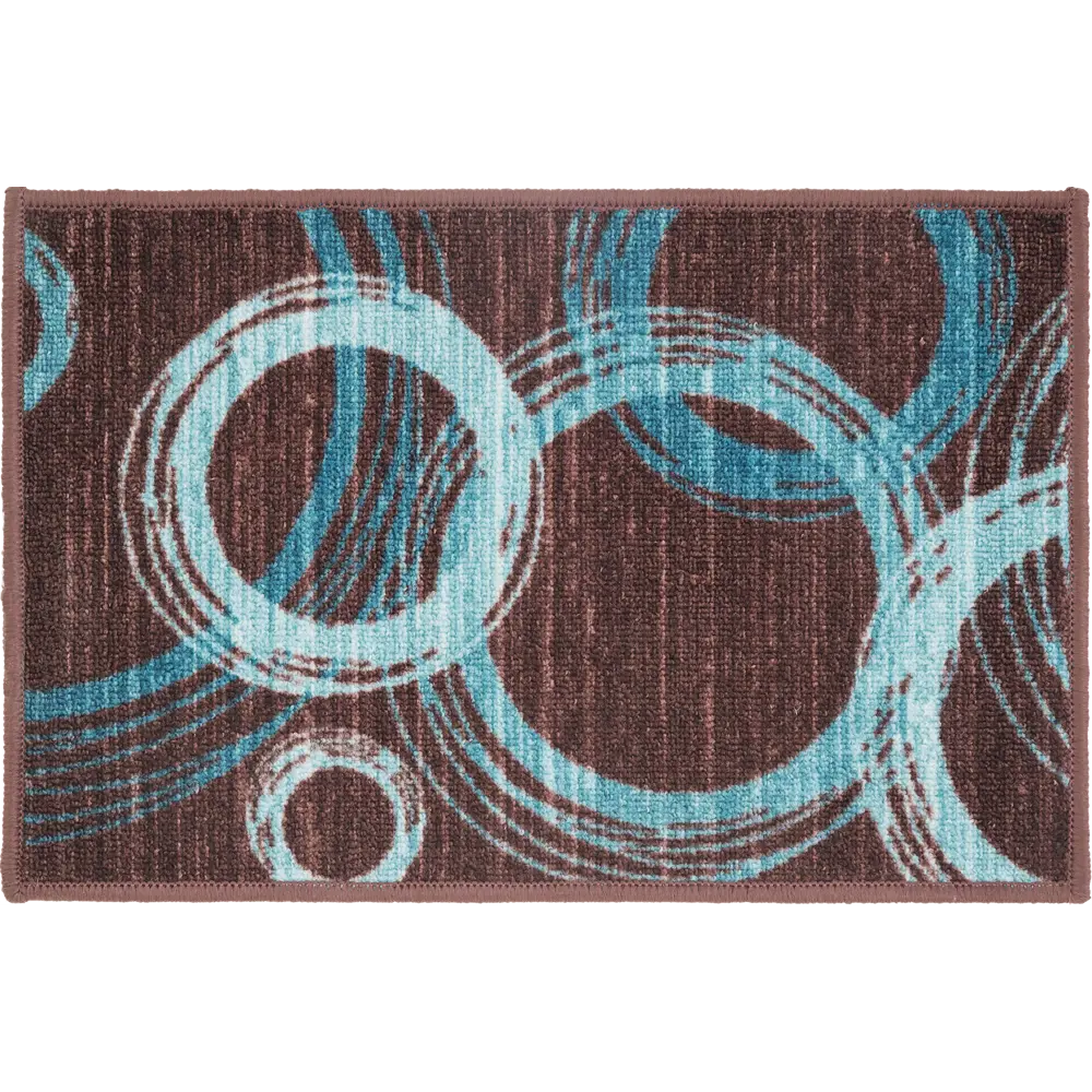 Коврик Ctim Стелла 40x60 см нейлон цвет коричневый STLM-2133940