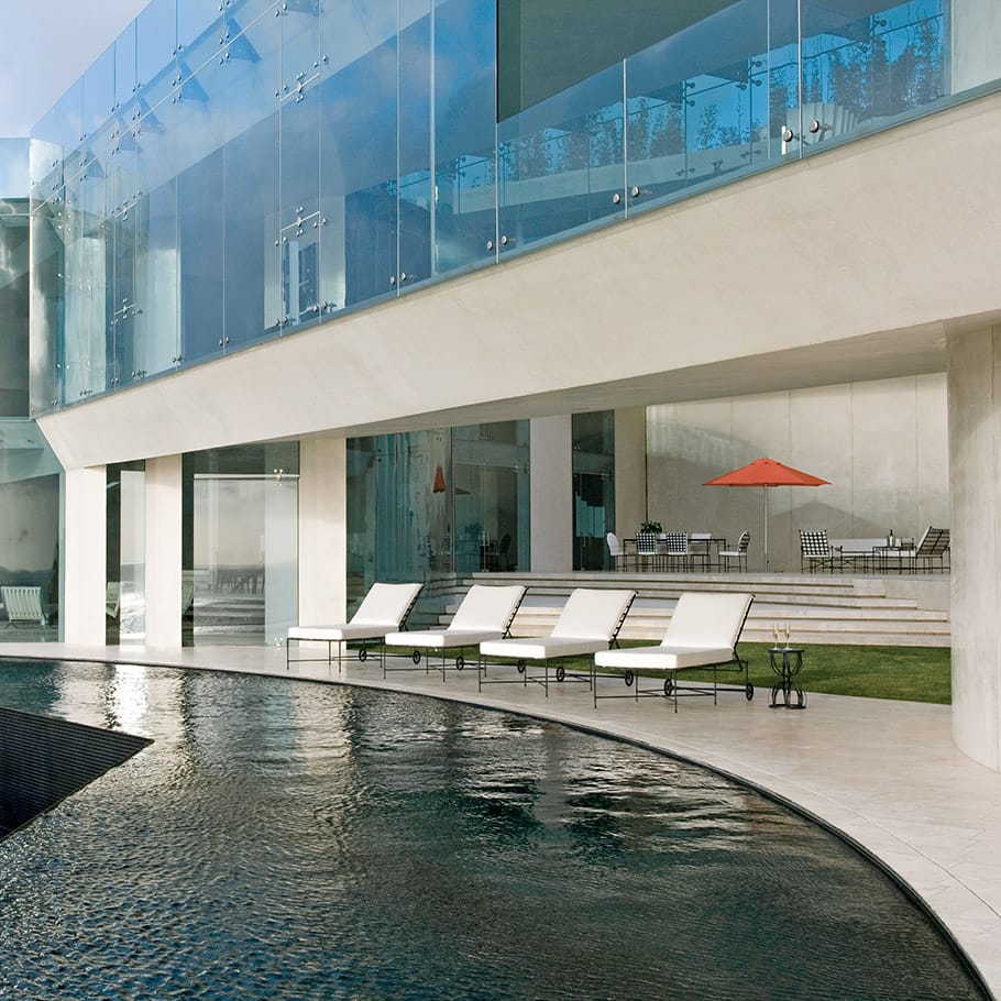 Лежак из нержавеющей стали с колесами JANUS et Cie ARCH-00116083 - Вид №2