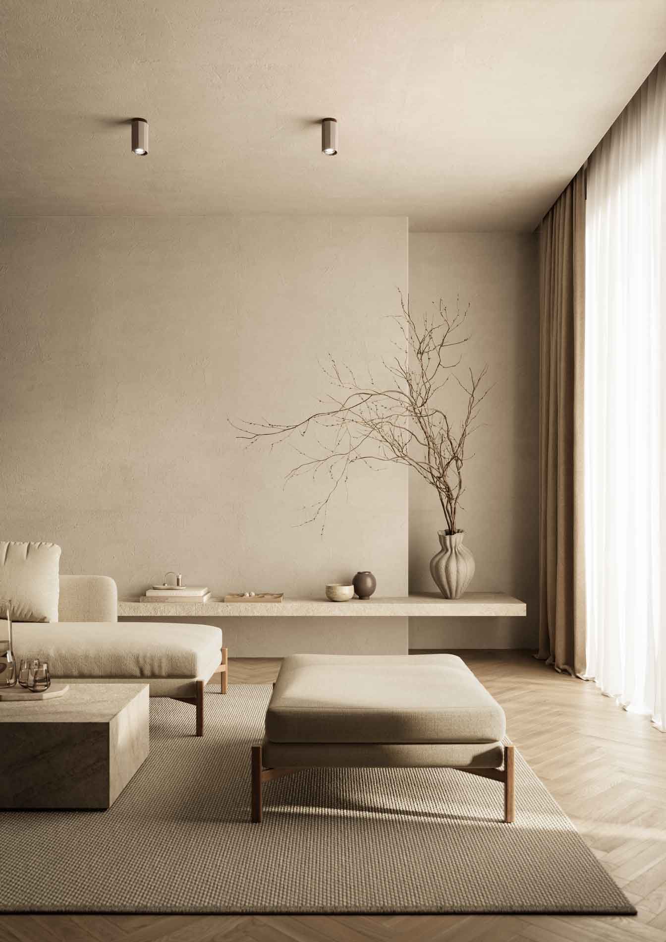 Керамический светодиодный потолочный светильник Il Fanale Dune ARCH-00061233 - Вид №1