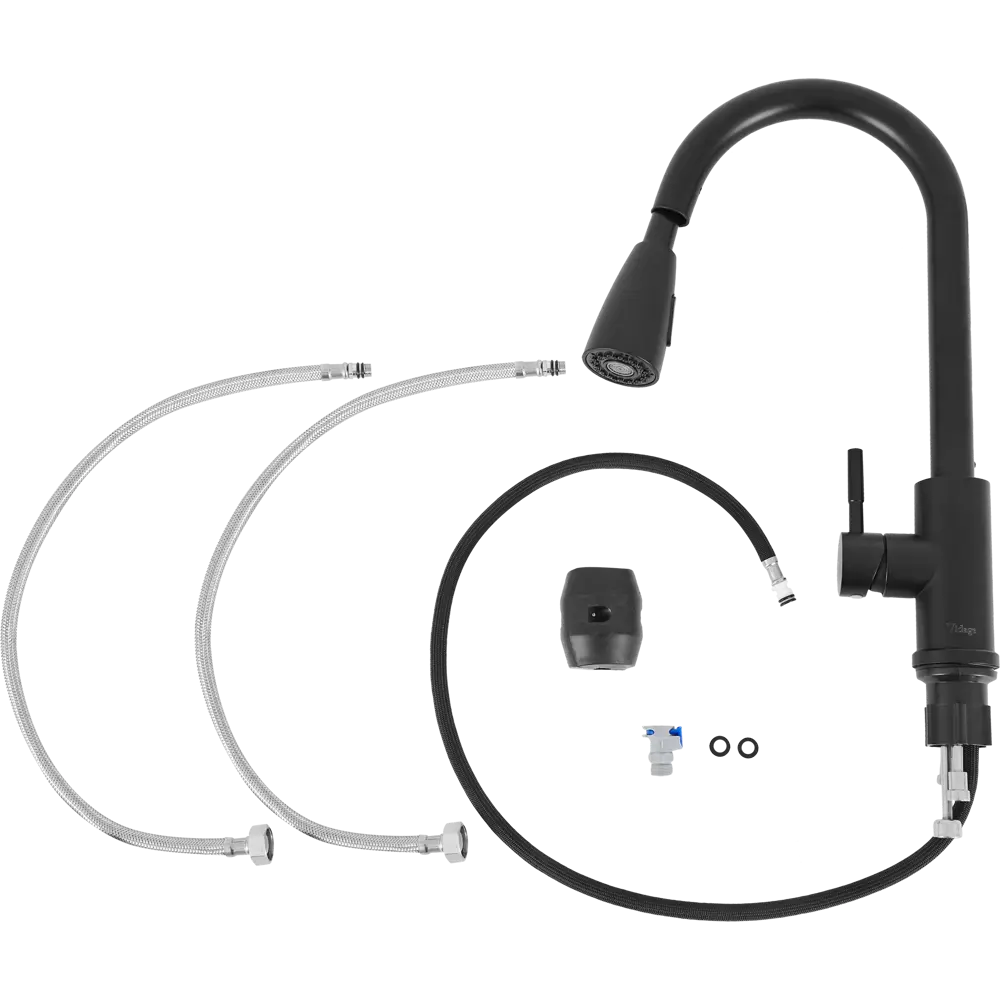 Кухонный смеситель VIDAGE с выдвижным изливом - элегантное решение для современной кухни 85684119 VAL1817 STLM-0065255 - Вид №4