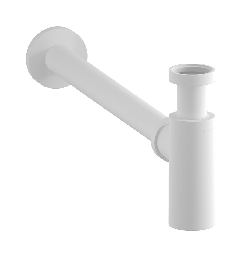 Сифон круглый WE ARE IB sh080rr Matt White RICAMBI