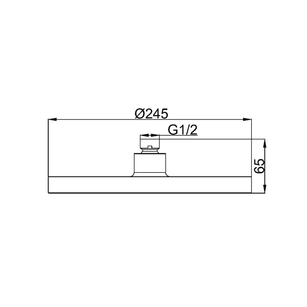 Тропический душ Maxonor Pure Life PL106-25-7 цвет черный