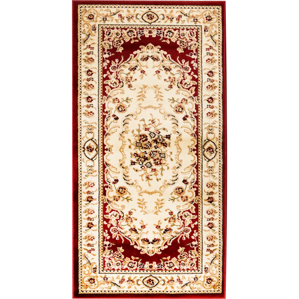 Ковер полипропилен Fortune L006B 80x150 см цвет красный MERINOS STLM-2179828