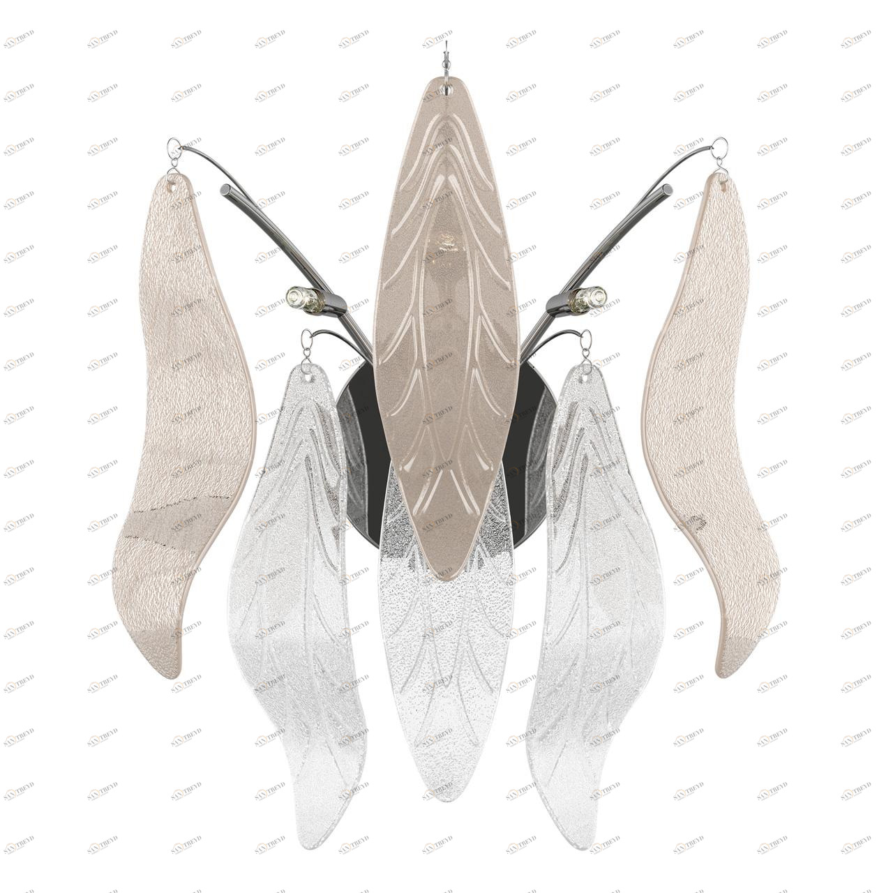 Бра Lightstar Vetro Colore 793635 LIGHTSTAR ФЛОРИСТИКА 079343 Прозрачный;хром 