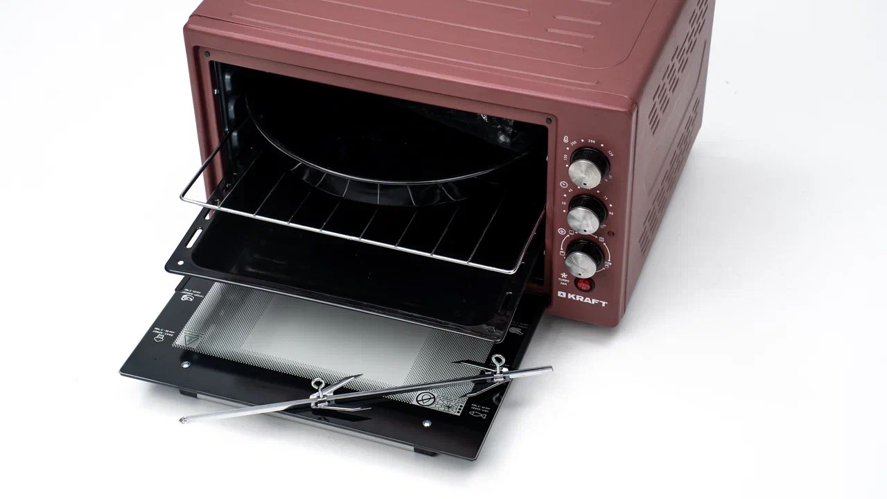 8187733 Мини-печь Kraft KF-MO 3804 RKR красный STDN-0092010 - Вид №6