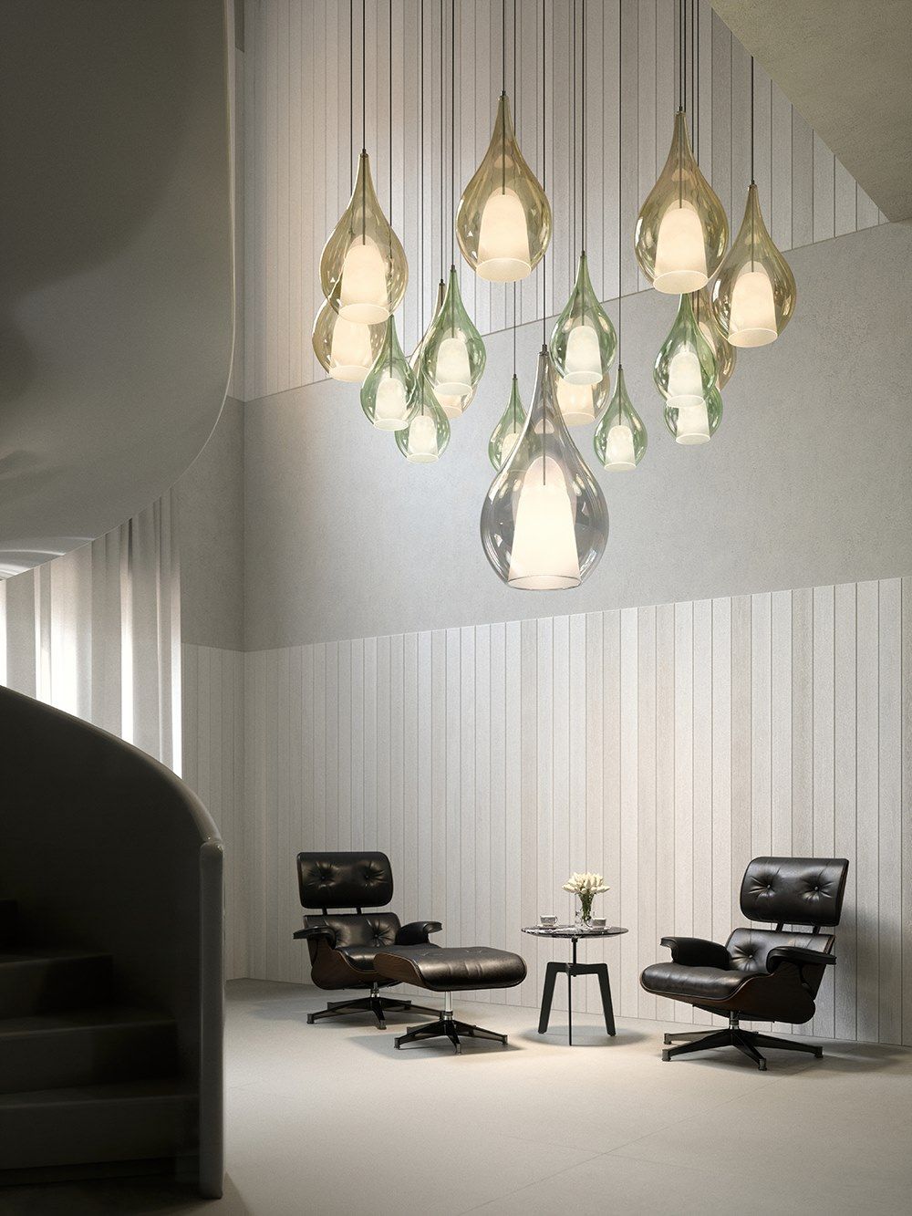 Металлический подвесной светильник из боросиликатного стекла Cangini & Tucci ARCH-00138110 - Вид №5