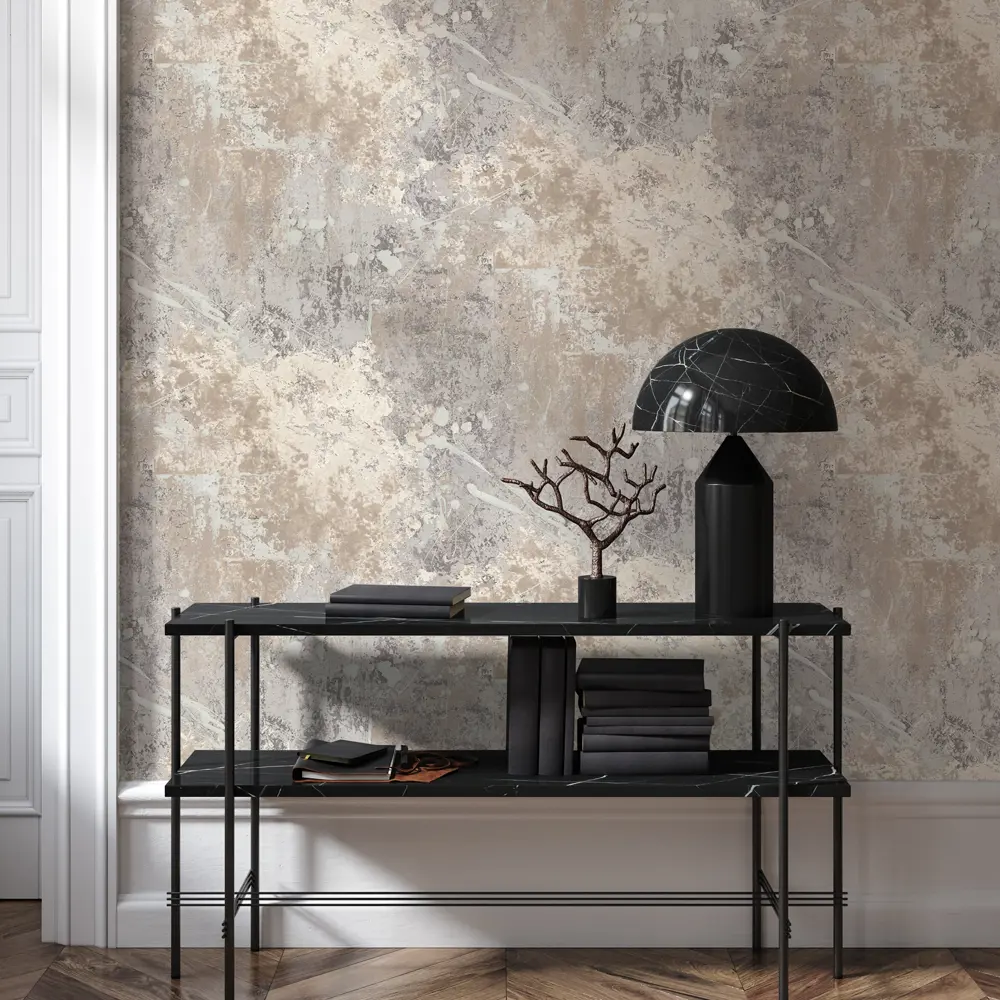 MONTE SOLARO Paint - серые флизелиновые обои для элегантного интерьера 86549305 STLM-0069977 - Вид №2