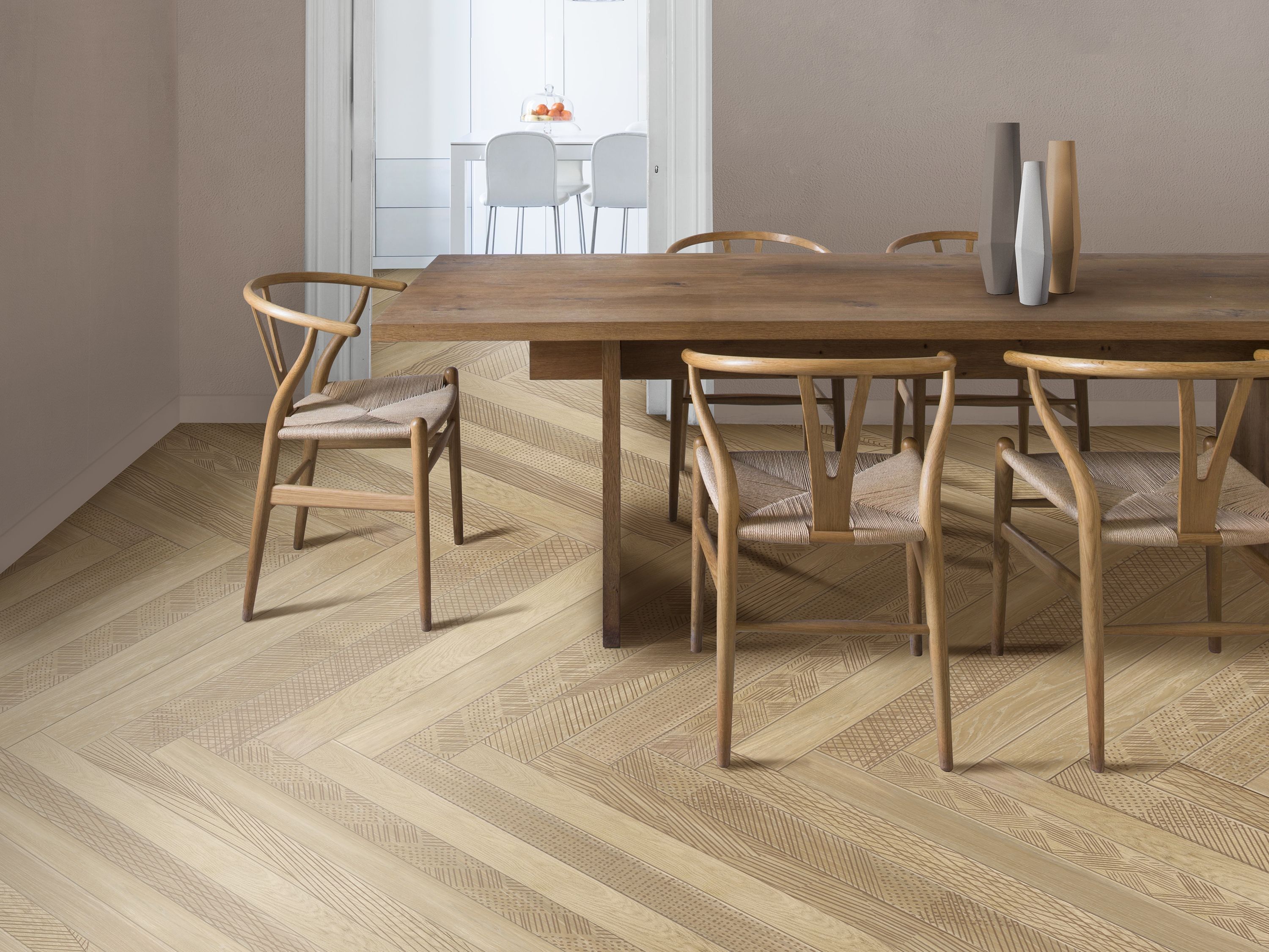 Дубовый пол / покрытие Inkiostro Bianco одиннадцать 11/03 ARCH-00053037