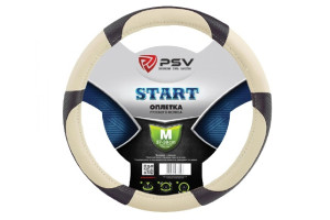 17869945 Оплётка на руль START бежевый, M 118861 PSV