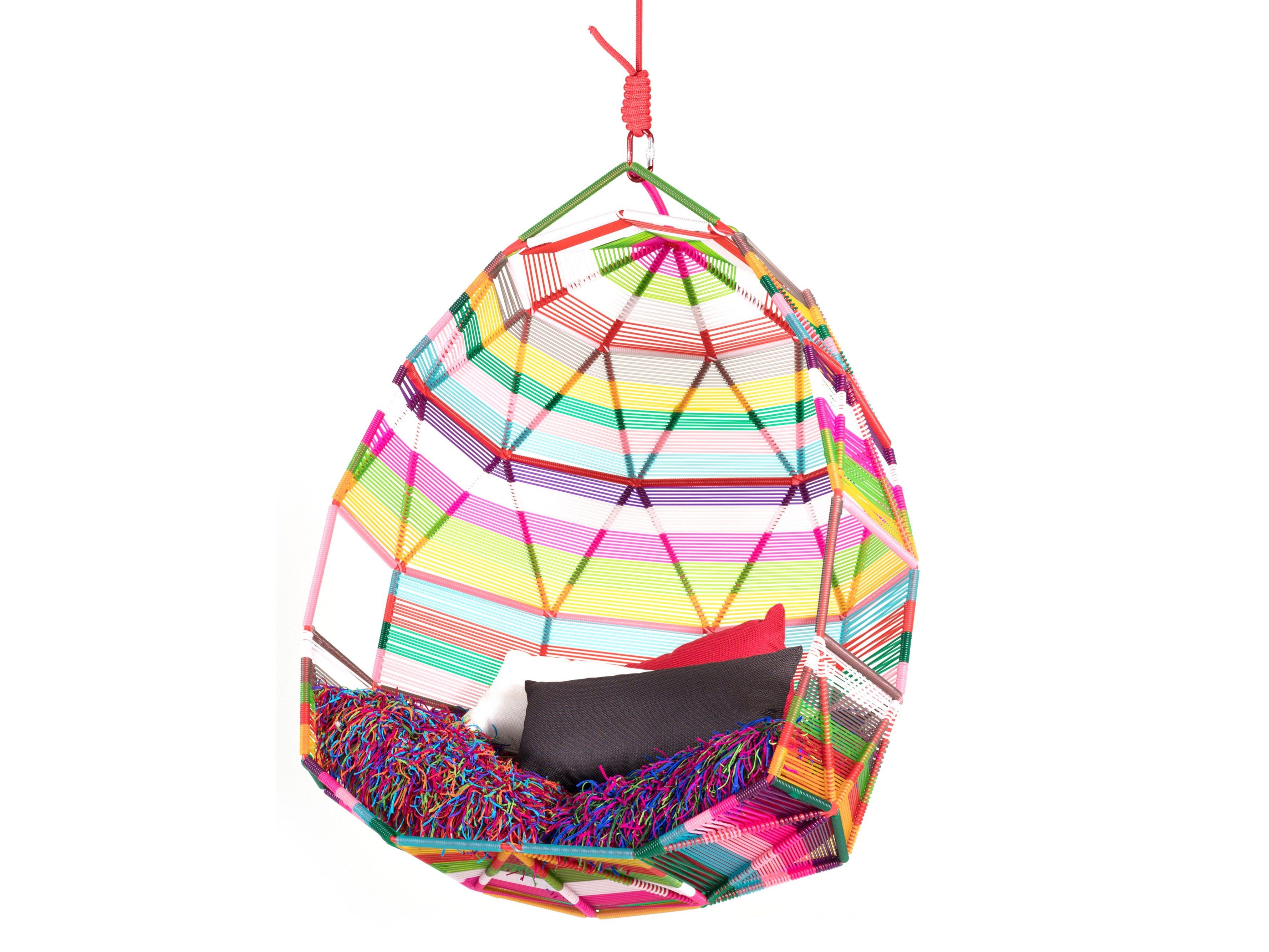 Подвесное сиденье из плетеной инженерно-полимерной проволоки MOROSO Tropicalia ARCH-00016812