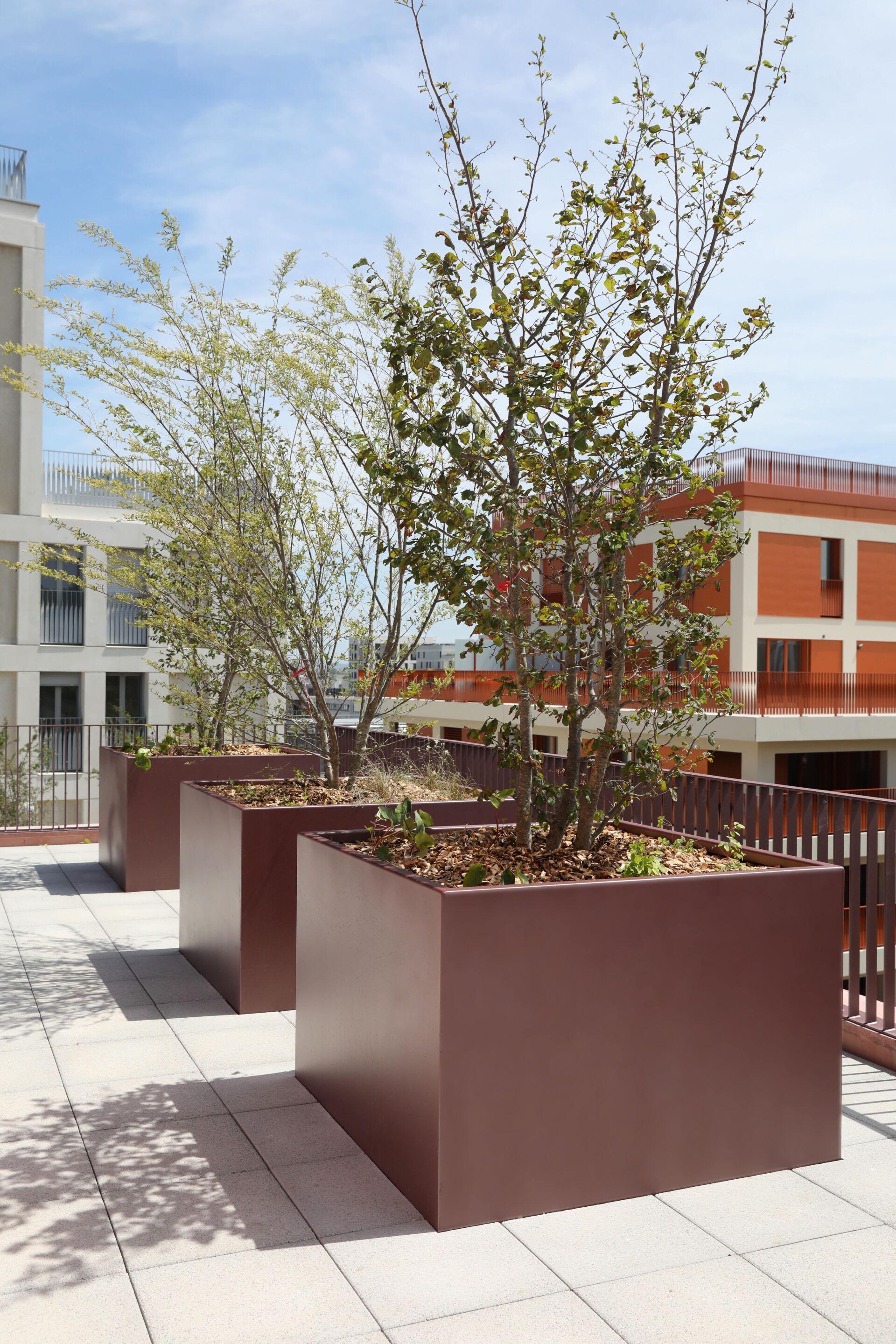 Квадратная стальная плантатор Corten™ Urbencéa SQUAR ARCH-00106956 - Вид №2