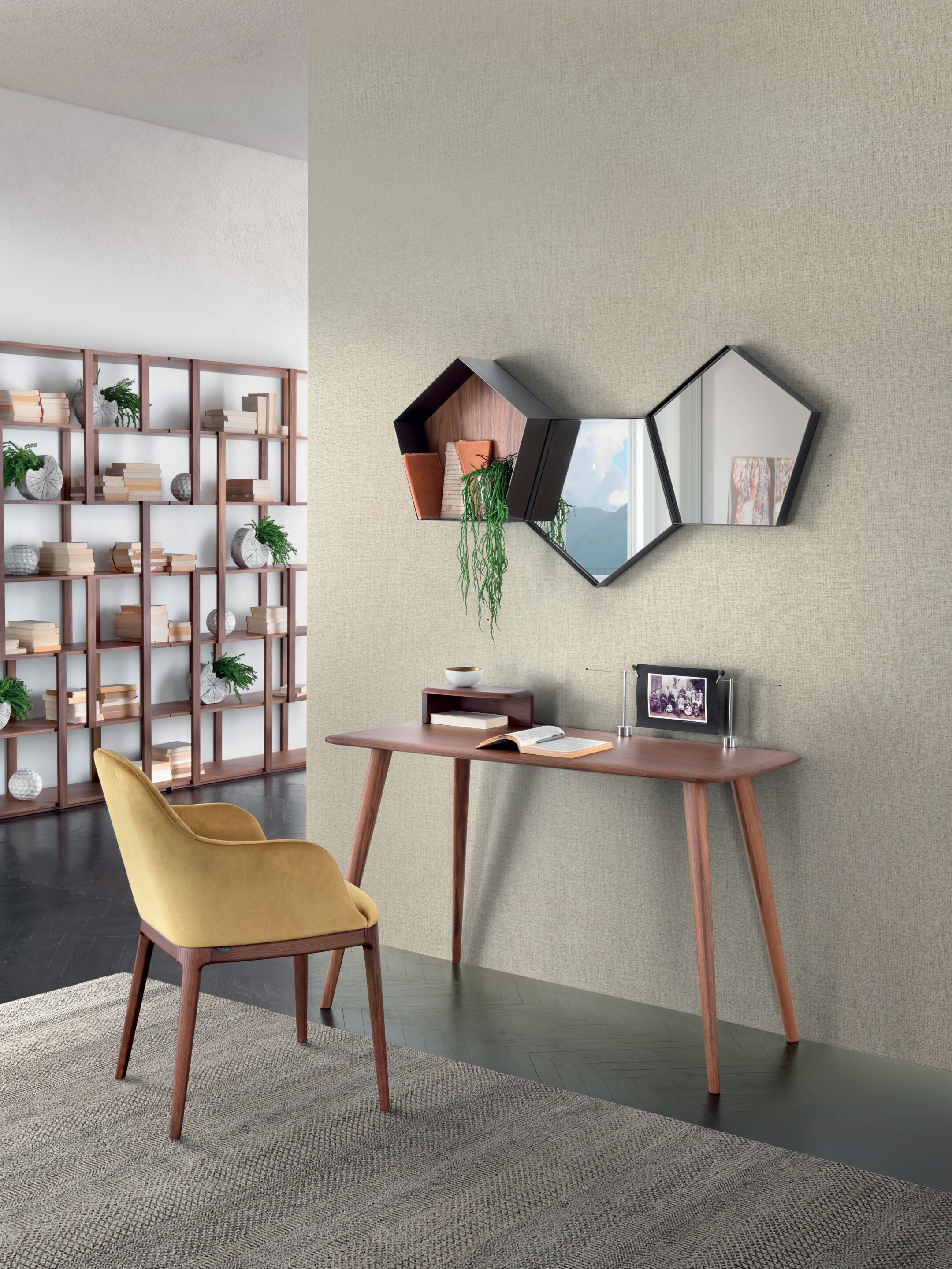 Письменный стол из массива дерева Pacini & Cappellini ATLAS ARCH-00053599 - Вид №1