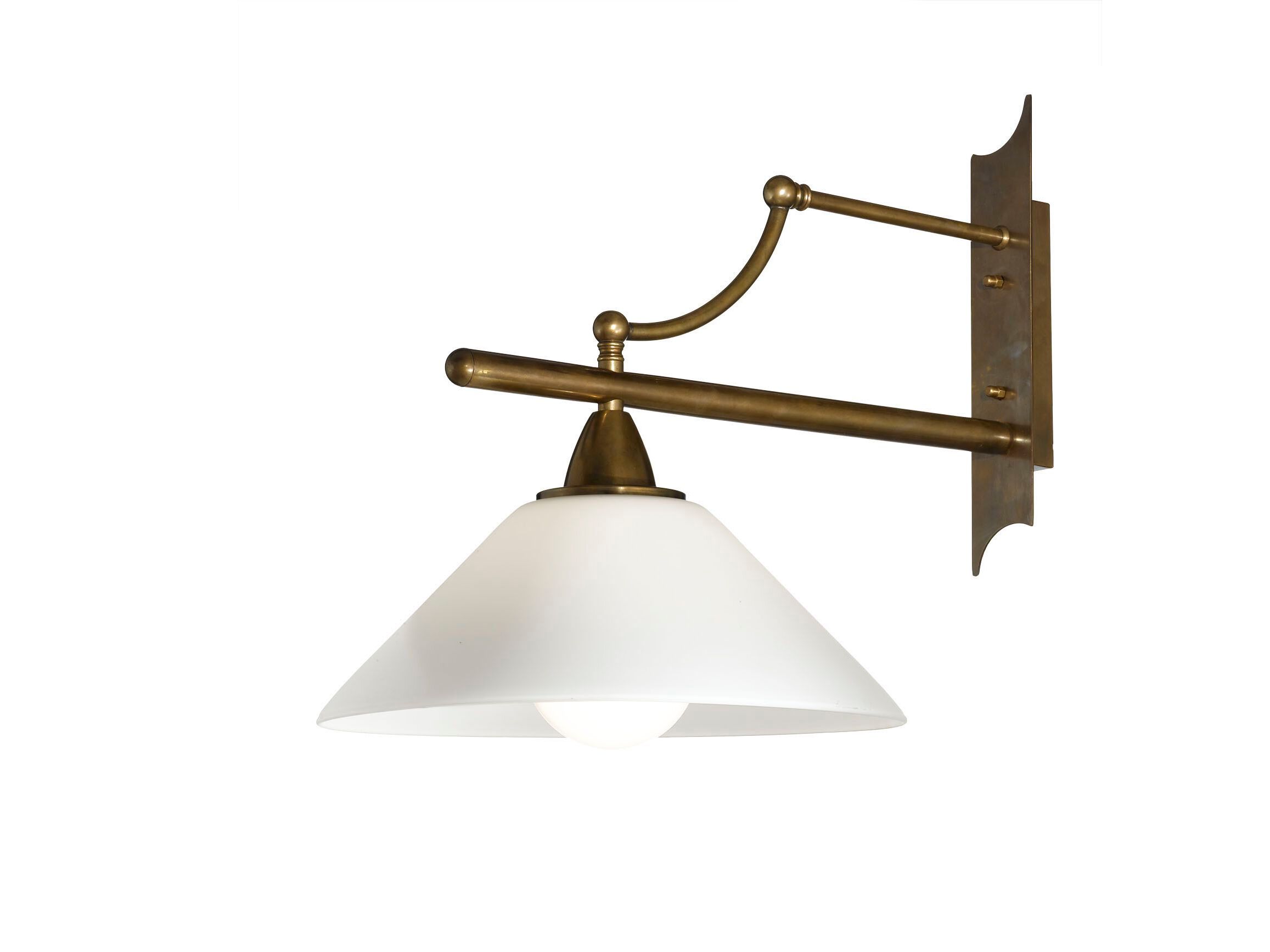 Светодиодный настенный светильник из латуни и стекла Cremasco Illuminazione Венецианская традиция ARCH-00071345 - Вид №1