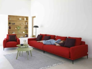 Lebom Расслабляющий диван из ткани на 4 места Alfil