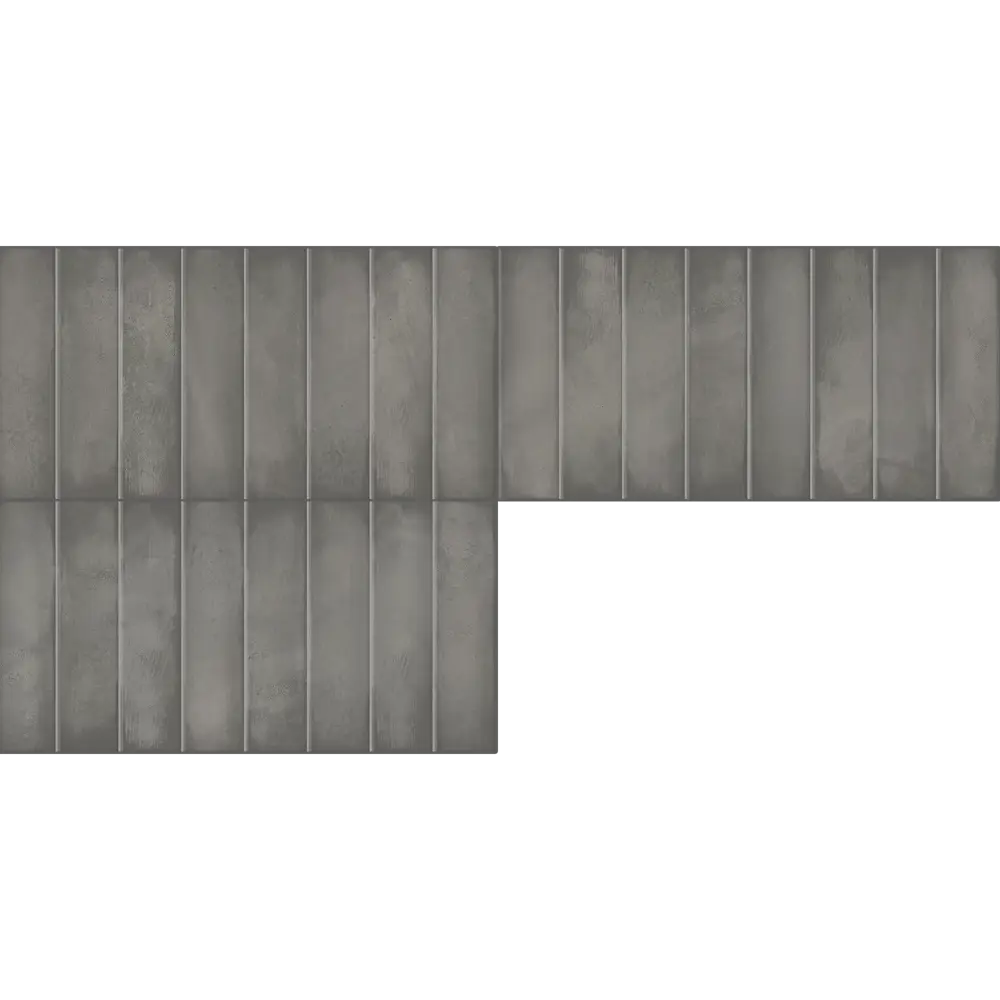 Настенная плитка Azori Cruise графитовая глянцевая для ванной 89401957 STLM-1576451 - Вид №2