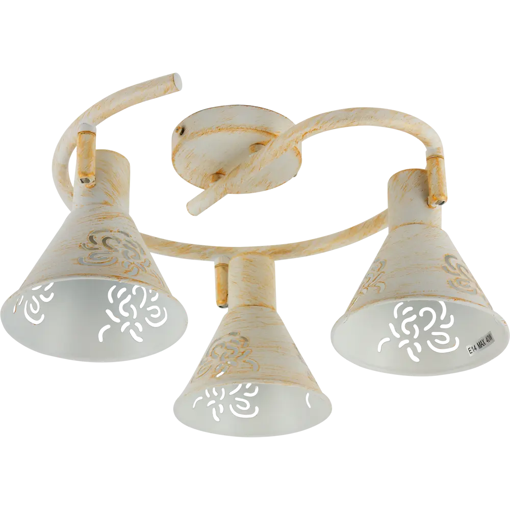 Спот Conto, 3 лампы, 6 м², цвет белый/патина Arte Lamp STLM-2012672