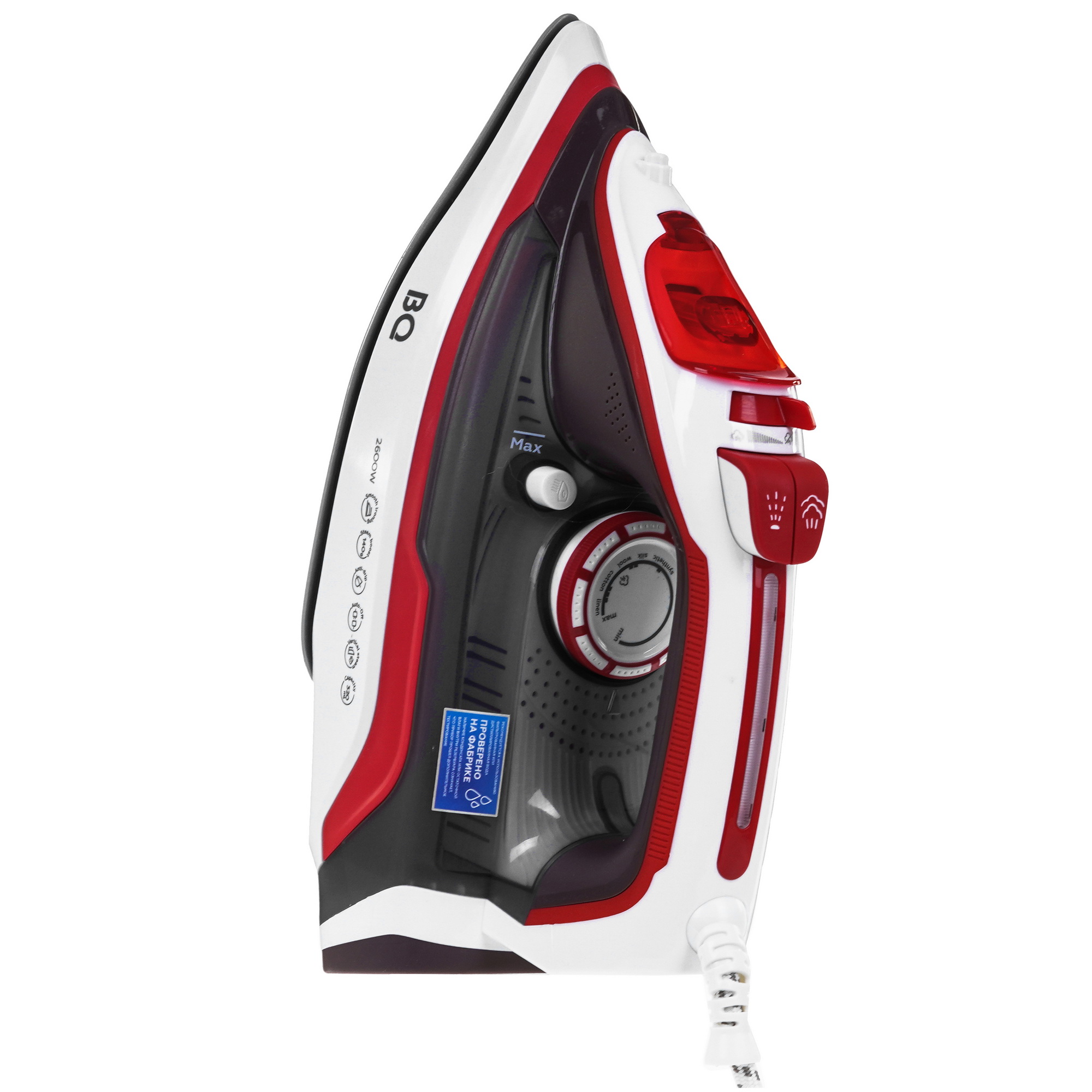 9970312 Утюг BQ SI1002 белый STDN-0049159