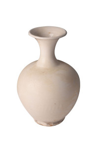 GWVE0002C Белая ваза с круглым вырезом ijlbrown