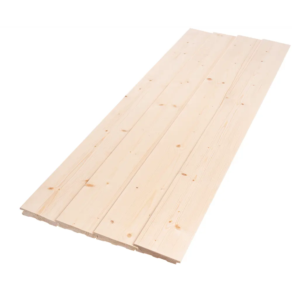 Вагонка американка хвоя 20x96x2000 мм сорт Оптима 8 шт. 1.53 м² Santreyd STLM-2074458 - Вид №1