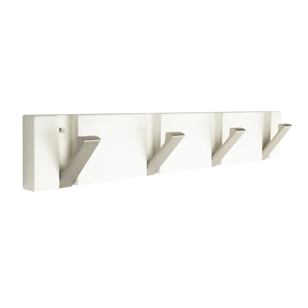ВЕШАЛКА 4 КРЮЧКА PLY БЕЛ/МЕТ KONSENSA 89453240 STLM-2139843 Santreyd  - Вид №1