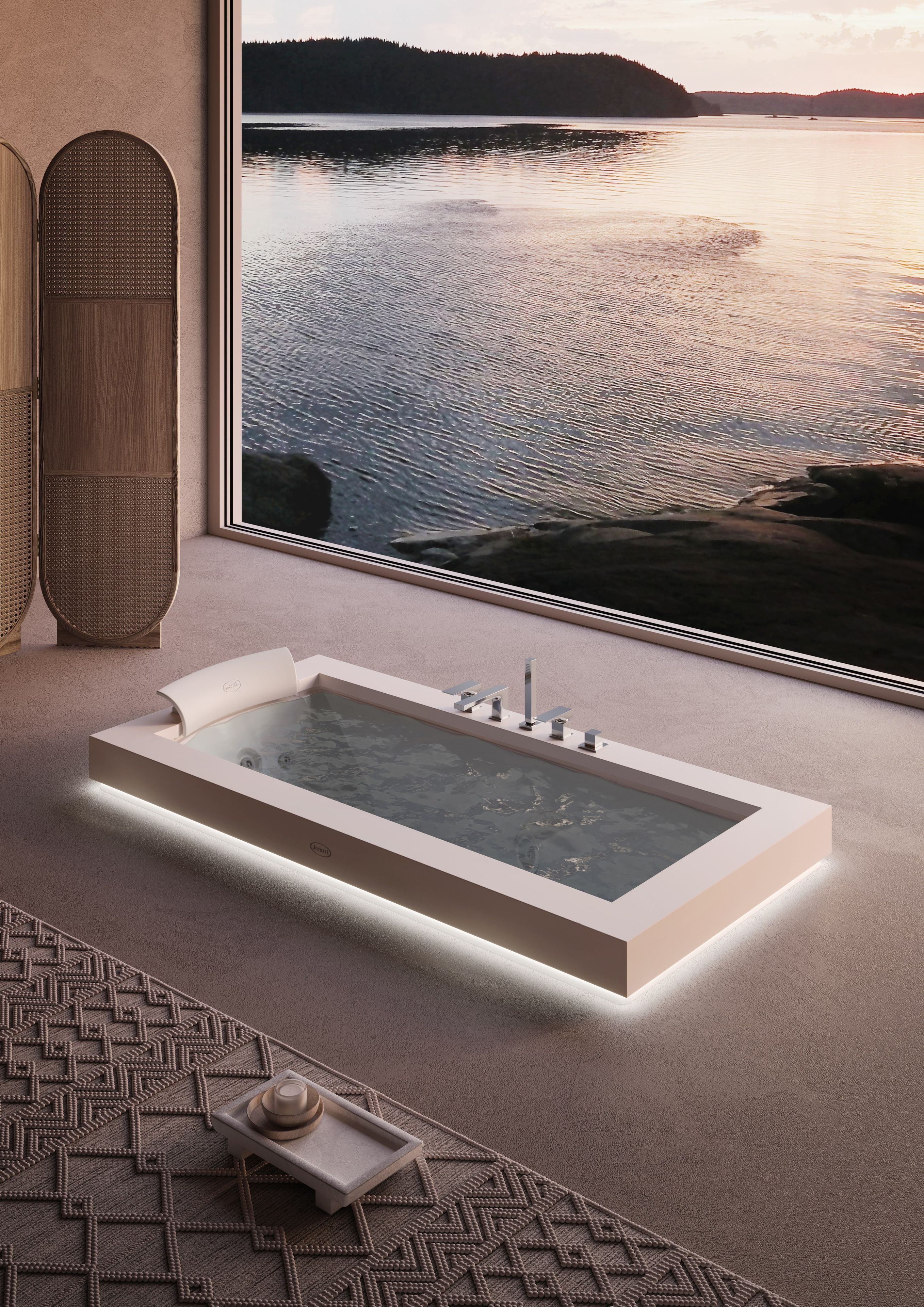 Встроенная ванна Corian® с гидромассажем Jacuzzi® ARCH-00030170 - Вид №1