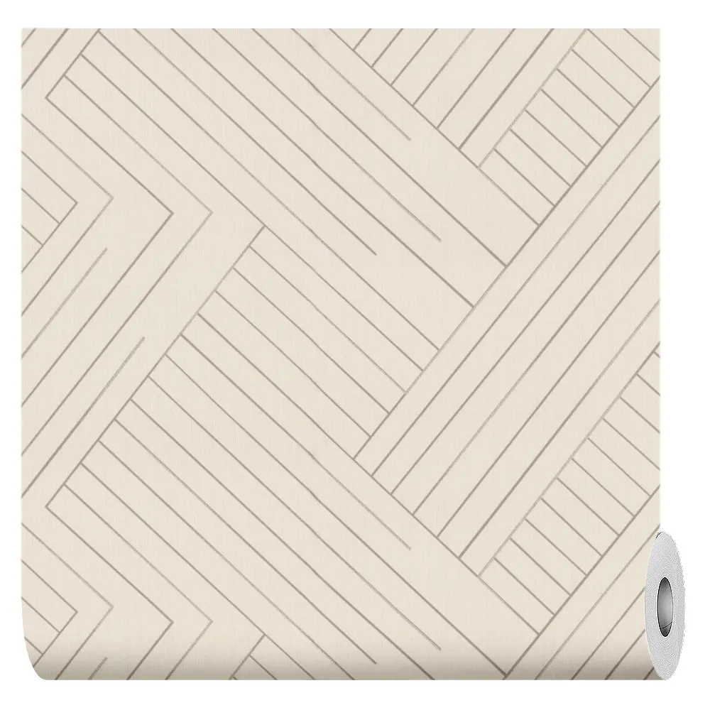 Флизелиновые обои Vog Collection Leo светло-бежевые с текстурным рисунком 89418762 STLM-1573086