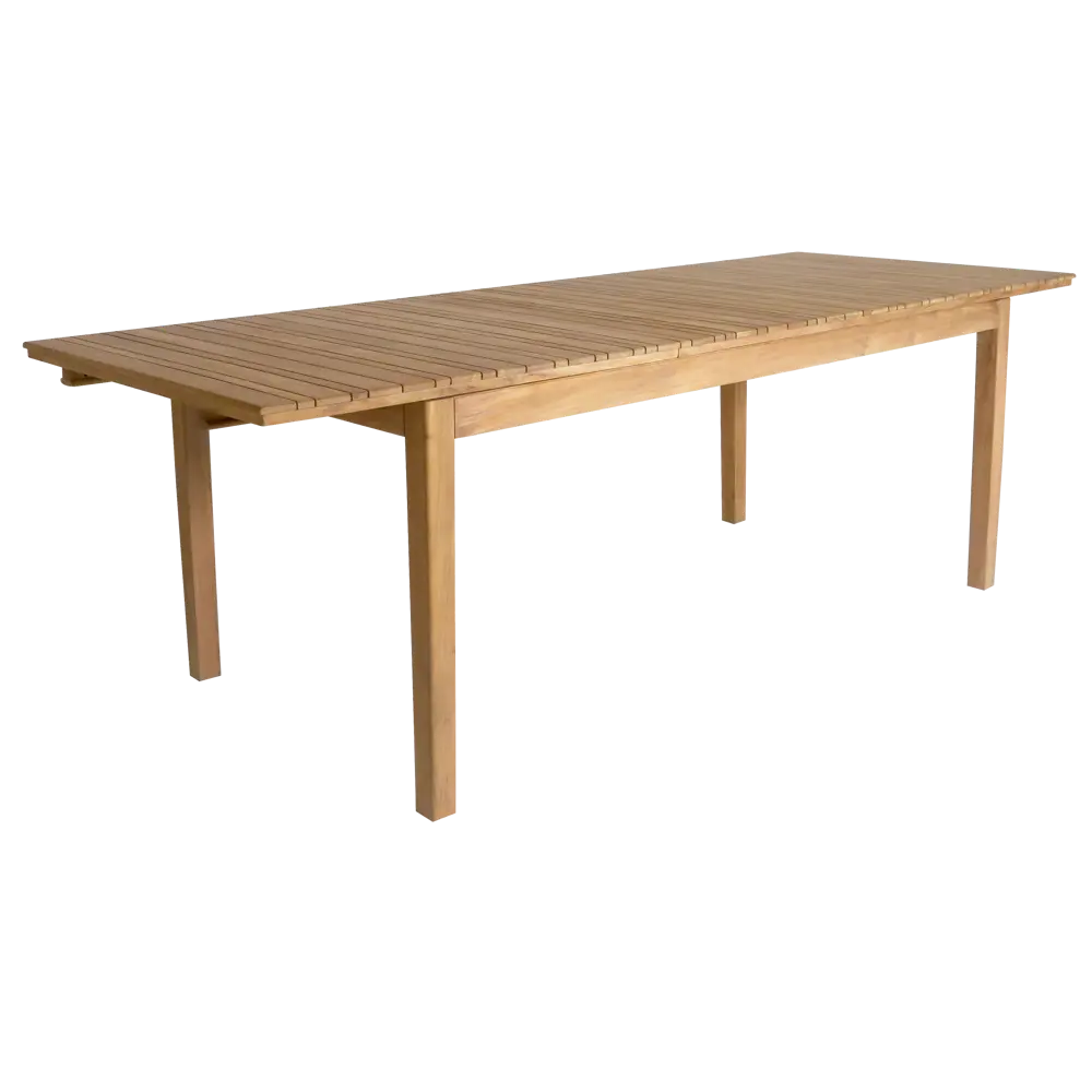 Стол садовый Ribeira раздвижной 180/240x90 см тик NATERIAL STLM-2100825