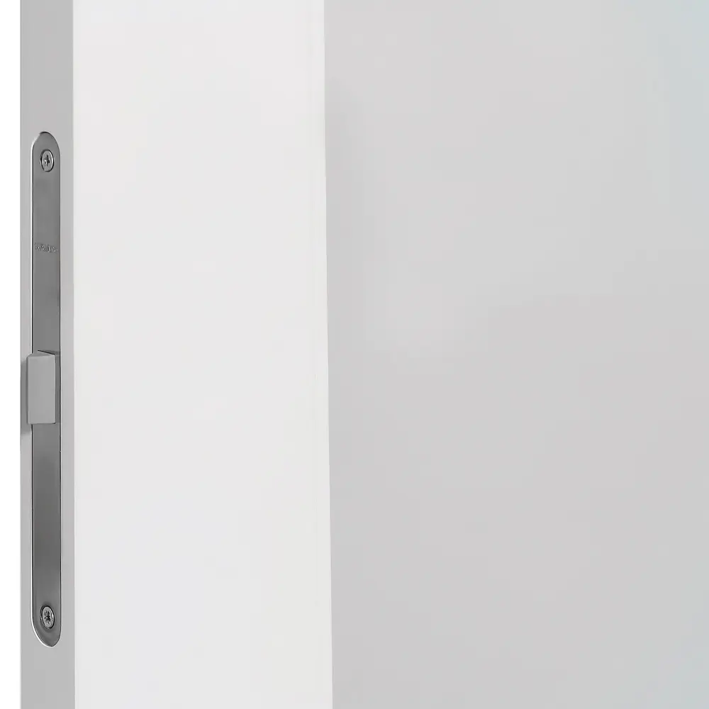 Дверь межкомнатная со стеклом Британия 80x200 см эмаль белый с замком BELWOODDOORS STLM-2054891 - Вид №3