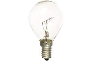 15497837 Лампа накаливания шар прозрачный 60 Вт-230 В-Е14 SQ0332-0003 TDM
