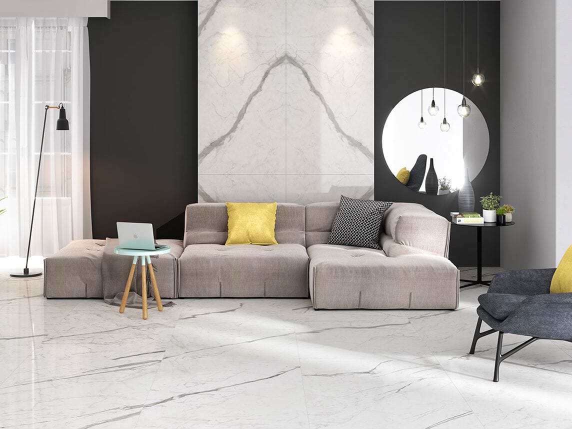 Пол / керамогранит с мраморным эффектом Kaleseramik плиты ARCH-00065407